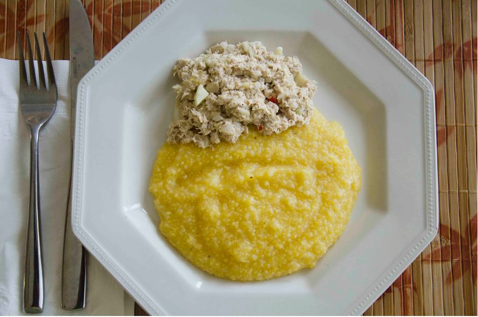 Tuna & grits